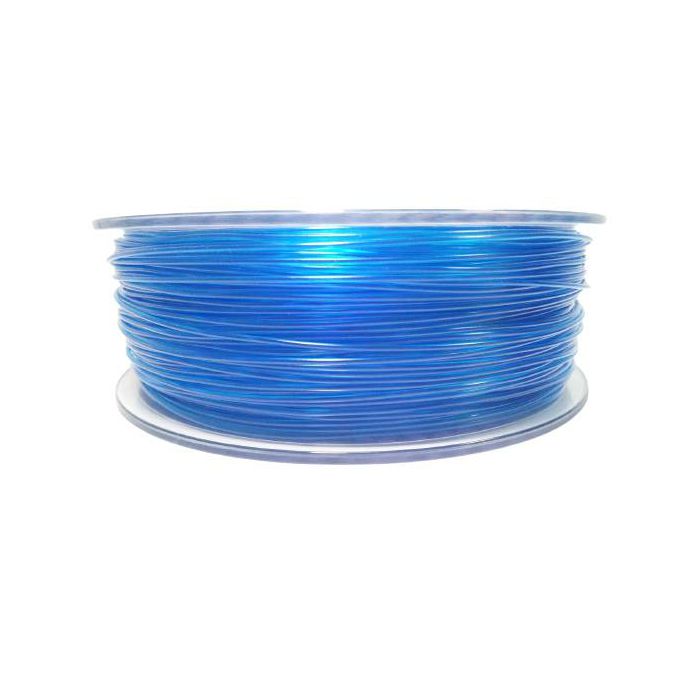 Filament for 3D, PET-G, 1.75 mm, 1 kg, blue transp