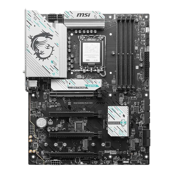 MSI B860 GAMING PLUS WIFI motherboard Intel B860 LGA 1851 (Socket V1) ATX