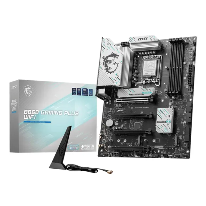 MSI B860 GAMING PLUS WIFI motherboard Intel B860 LGA 1851 (Socket V1) ATX
