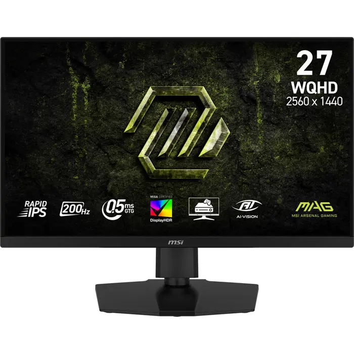 MSI MAG 274QPF E20 computer monitor 68.6 cm (27") 2560 x 1440 pixels Wide Quad HD LCD Black