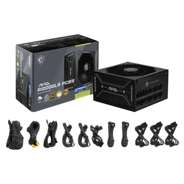 MSI MAG A1000GLS PCIE5 1000W Power Supply ATX