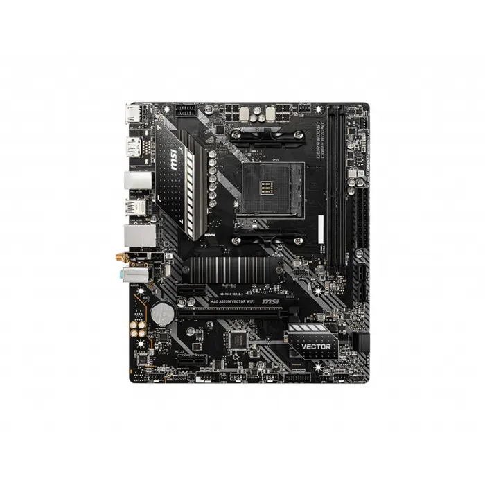 MSI MAG A520M VECTOR WIFI motherboard AMD A520 Socket AM4 micro ATX