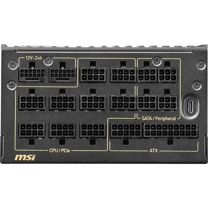 MSI MEG Ai1600T 1600W PCIE5 80+ Titanium power supply (306-7ZPEX11-CE0)