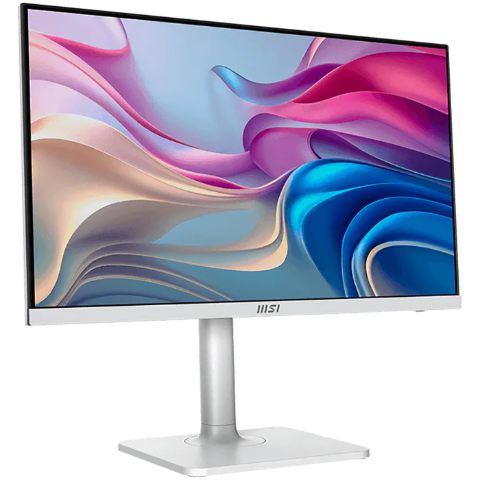 MSI Modern MD272UPHW, 27", IPS, UHD, 60Hz, 4ms, 400nits, 10 bit, DisplayHDR 400, HDMI, DP, USB Type C w/ 98W PD, Speakers, Tilt, Swivel, Pivot, Height Adjustment, White