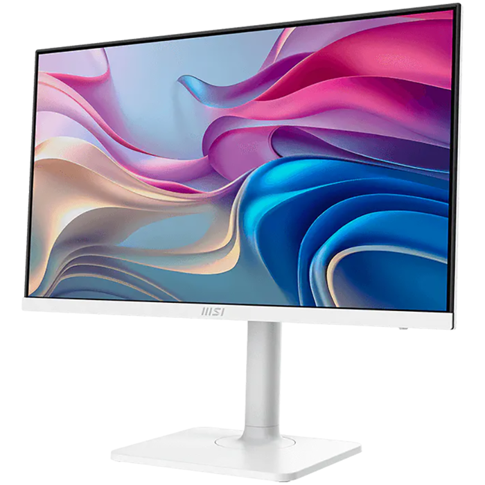MSI Modern MD272UPHW, 27", IPS, UHD, 60Hz, 4ms, 400nits, 10 bit, DisplayHDR 400, HDMI, DP, USB Type C w/ 98W PD, Speakers, Tilt, Swivel, Pivot, Height Adjustment, White