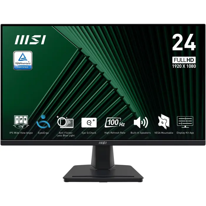MSI Monitor 23.8" PRO MP245G FHD 100Hz