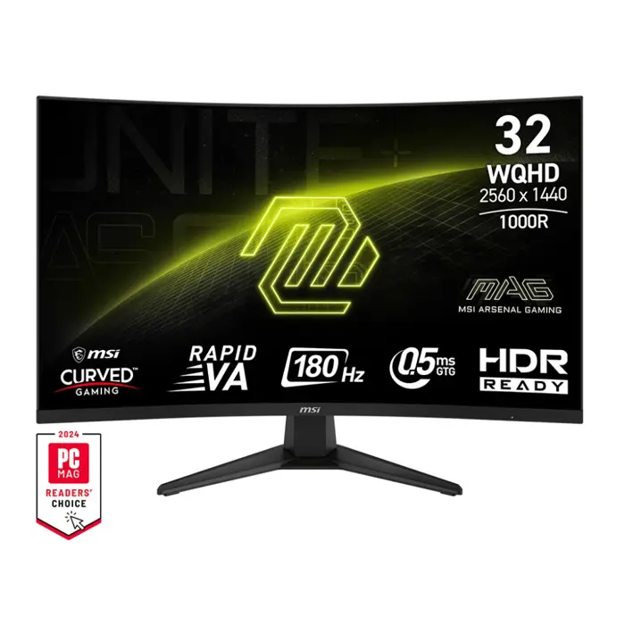 MSI Monitor 31.5" MAG 325CQF WQHD 180Hz