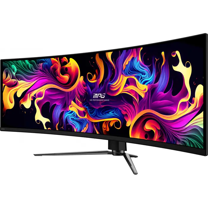 MSI MPG 491CQP QD-OLED computer monitor 124.5 cm (49") 5120 x 1440 pixels Dual WQHD Black