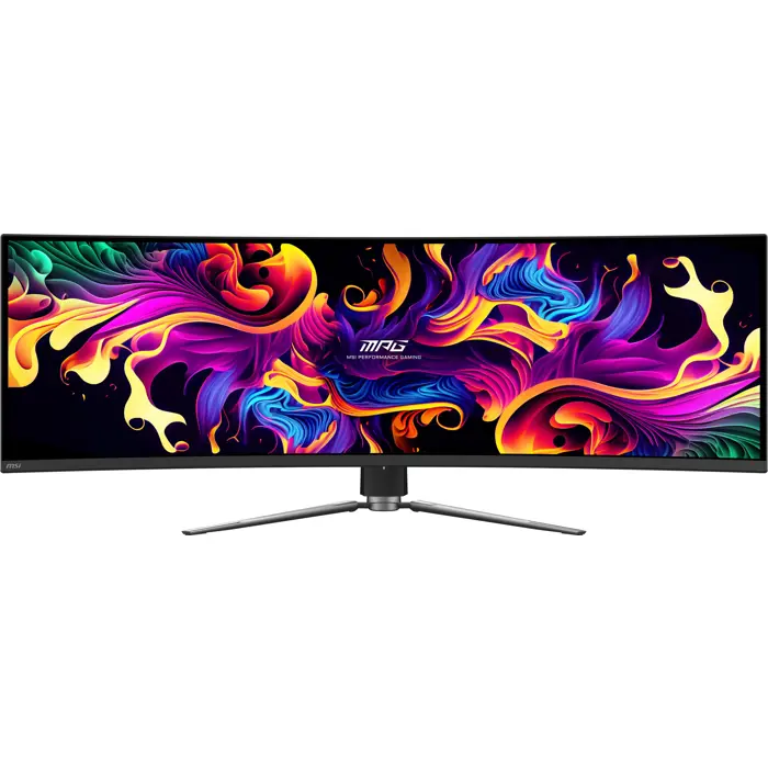 MSI MPG 491CQP QD-OLED computer monitor 124.5 cm (49") 5120 x 1440 pixels Dual WQHD Black
