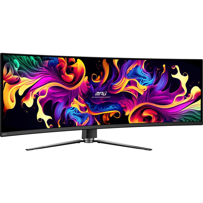 MSI MPG 491CQP QD-OLED computer monitor 124.5 cm (49") 5120 x 1440 pixels Dual WQHD Black