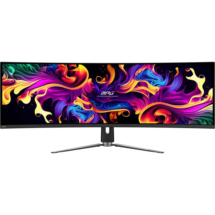 MSI MPG 491CQP QD-OLED computer monitor 124.5 cm (49") 5120 x 1440 pixels Dual WQHD Black
