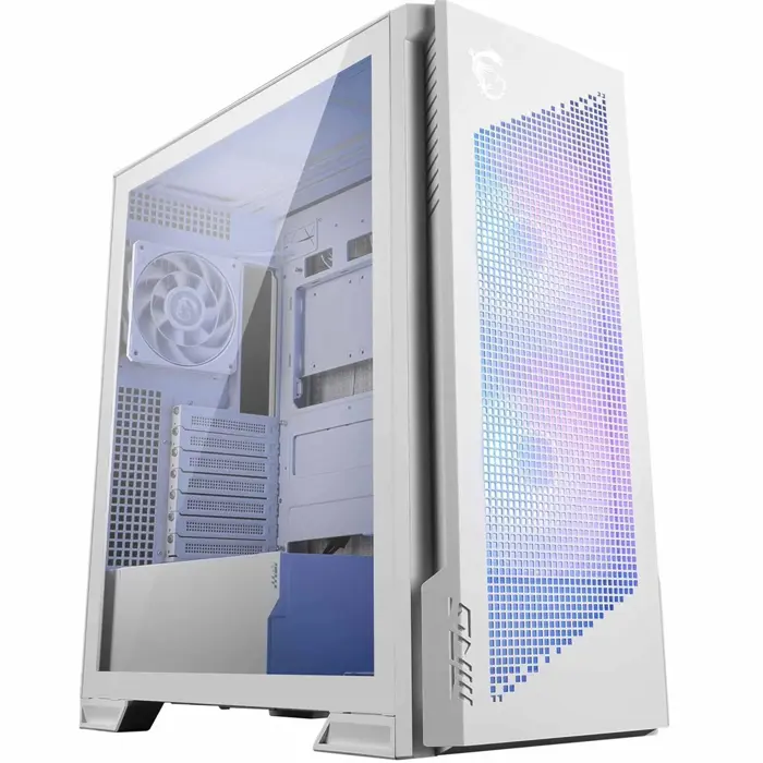 MSI | PC Case | MPG VELOX 300R AIRFLOW PZ WHITE | White | Mid-Tower | Power supply included No