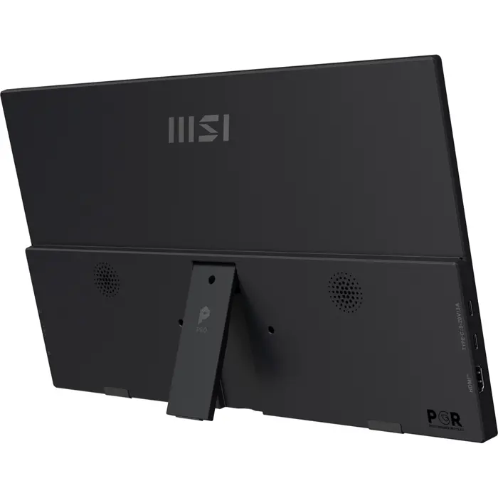 MSI PRO MP165DE E6 portable TV/monitor Portable monitor Black 39.6 cm (15.6") LED 1920 x 1080 pixels