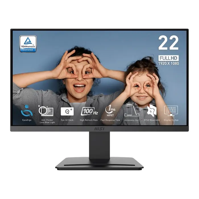 MSI PRO MP223 E2 computer monitor 54.5 cm (21.4") 1920 x 1080 pixels Full HD LED Black