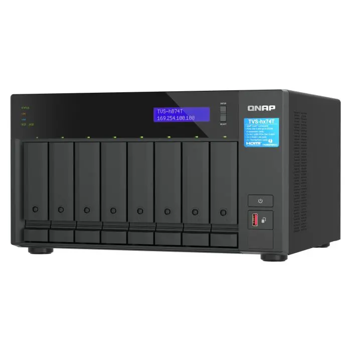 NAS server for 8 disks, 32GB ram, ".5GB network, 2x TB4