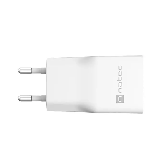 NATEC USB CHARGER RIBERA GAN SLIM USB-A USB-C 20W