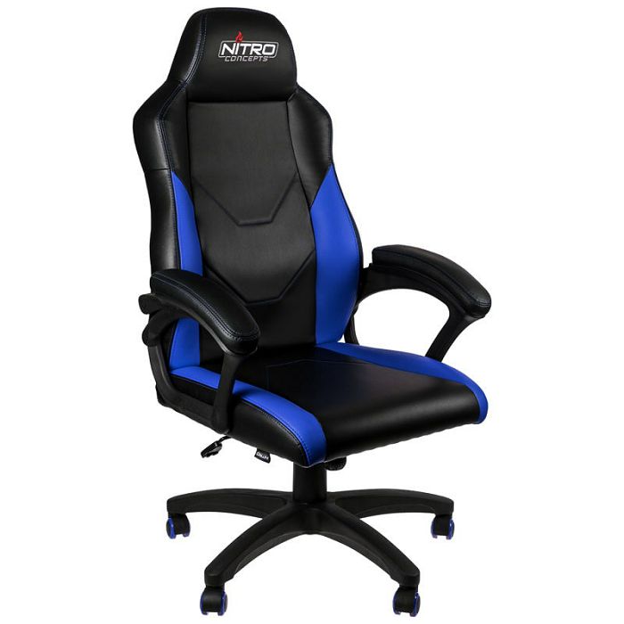 Nitro Concepts C100 Gaming Stolica - crno/plava NC-C100-BB