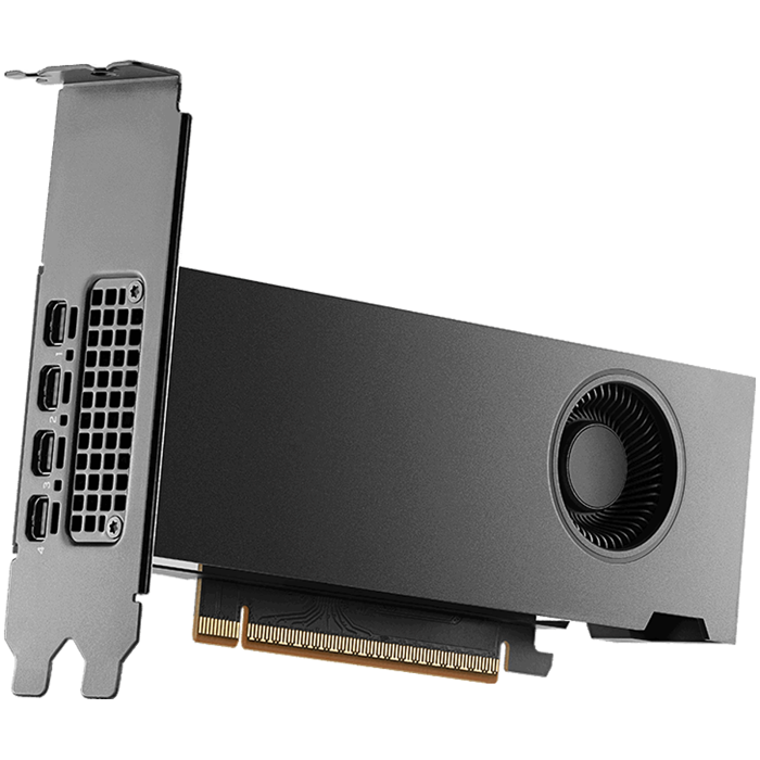 NVIDIA RTX 2000 PRO Blackwell PCI-Express x16 Gen 4.0, Dual Slot, 16 GB GDDR6 ECC 128-bit, HDCP 2.2 and HDMI 2.0 support with opt. Adapter