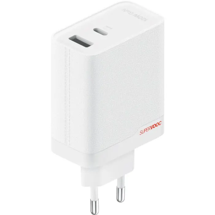 OnePlus Charger SUPERVOOC 120W 2 Ports with Cable White