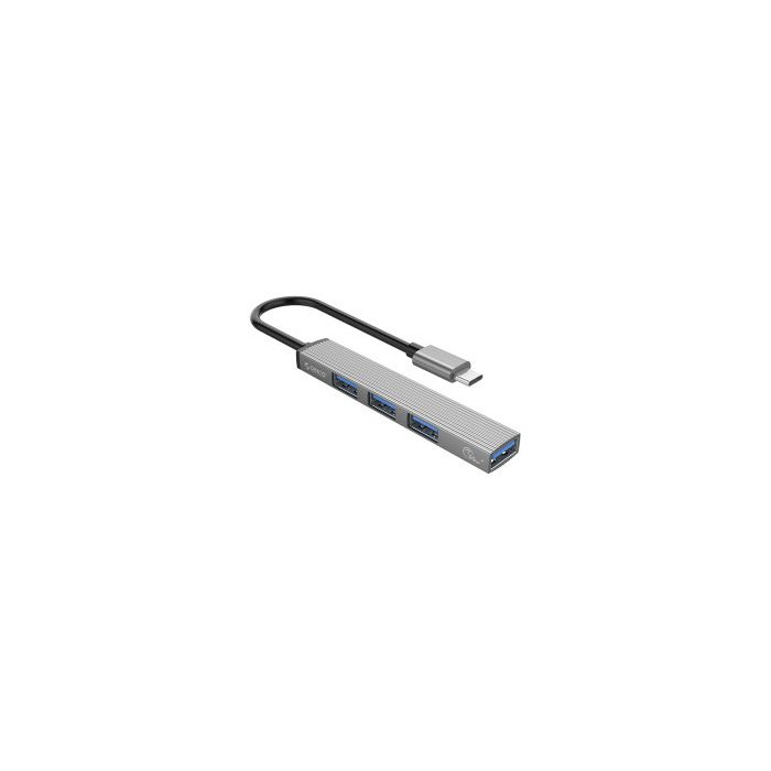 Orico 4-portni USB3.0 hub, USB-C, sivi (ORICO-AH-13-GY-BP)