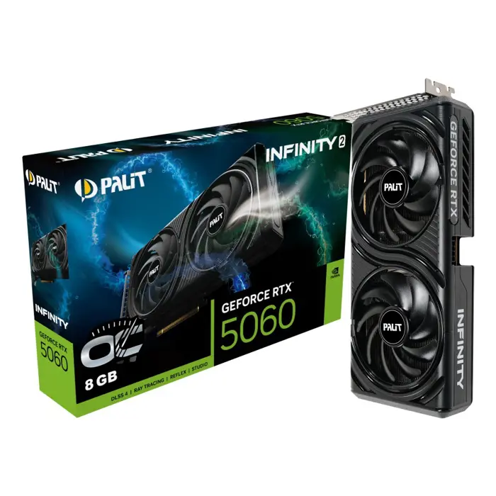 Palit GeForce RTX 5060 Infinity 2 OC NVIDIA 8 GB GDDR7