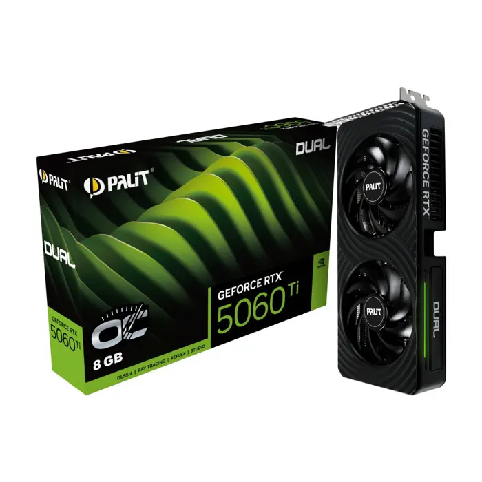 Palit GeForce RTX 5060 Ti Dual OC NVIDIA 8 GB GDDR7