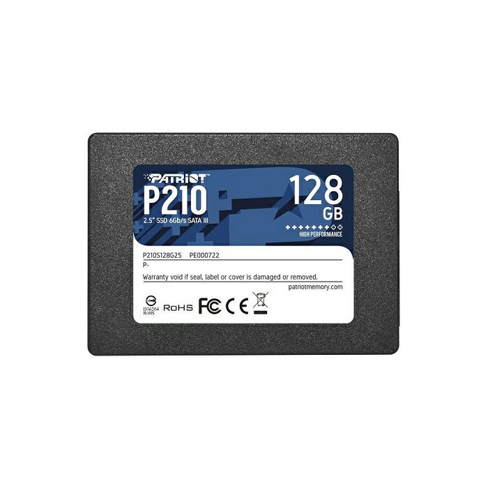 Patriot SSD P210 120GB R520/W430, 128GB, 7mm, 2.5"