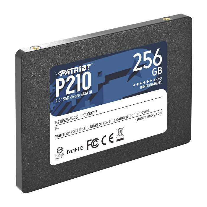 Patriot SSD P210 240GB R530/W400, 256GB, 7mm, 2.5"