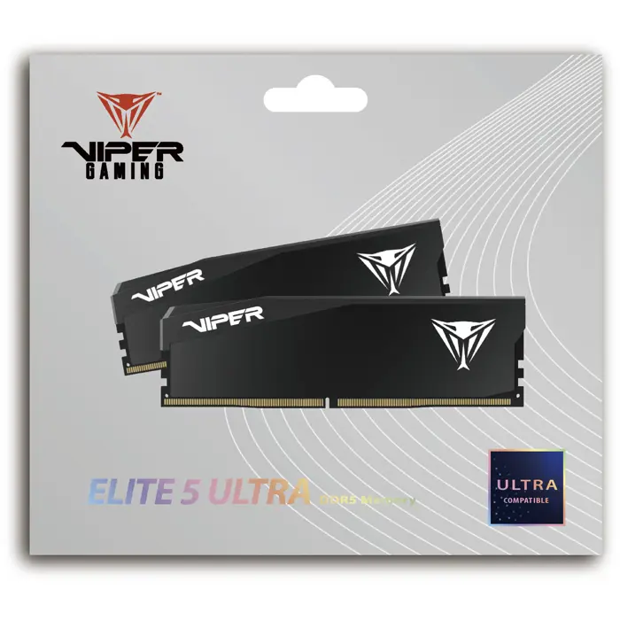Patriot Viper Elite 5 32GB (2x16GB) DDR5-6400 CL36 Dual Kit Memory Black