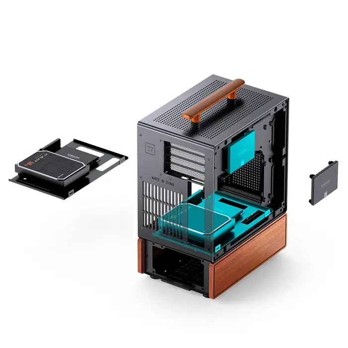 PC Case Jonsbo T7, Midi-Tower, mATX, Glass