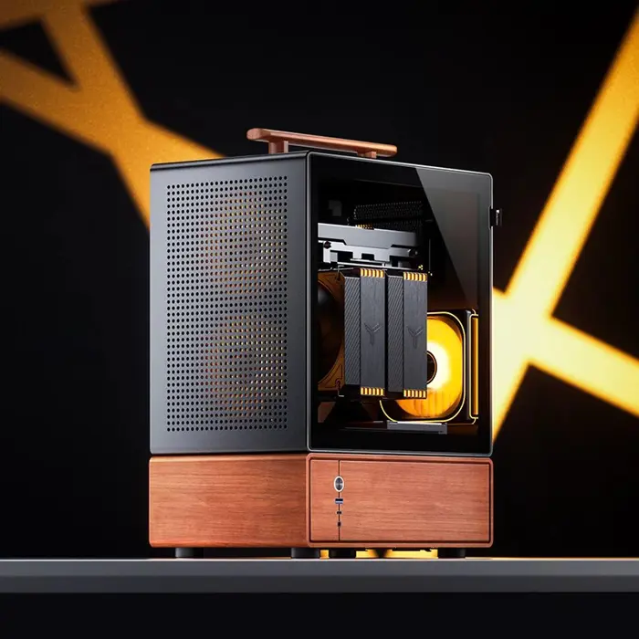 PC Case Jonsbo T7, Midi-Tower, mATX, Glass