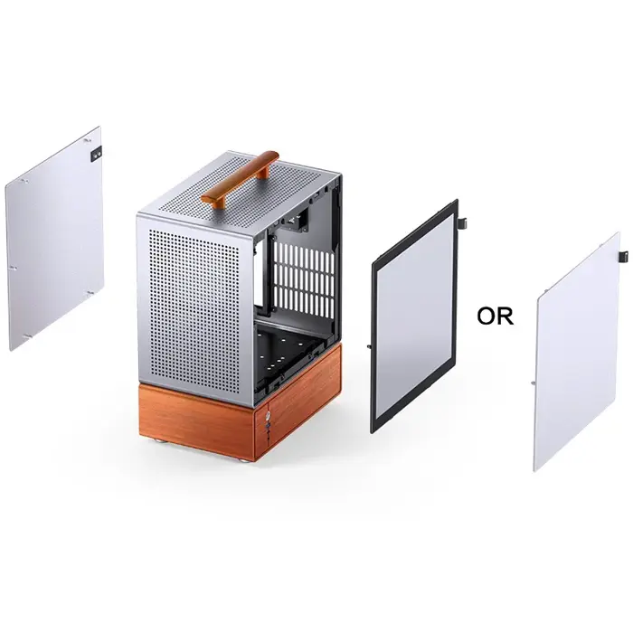 PC Case Jonsbo T7, Midi-Tower, mATX, Glass