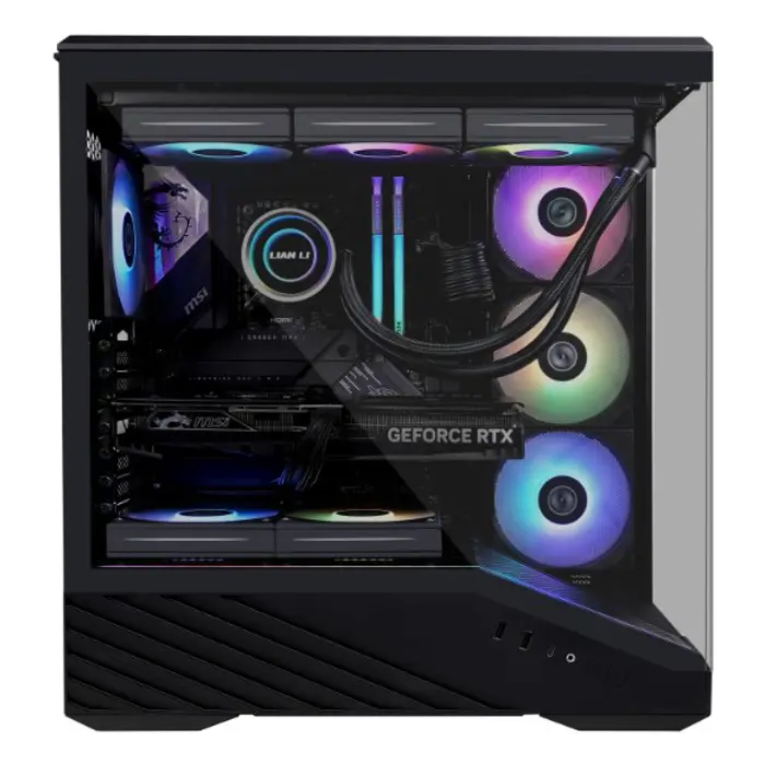 PC Case Lian Li Vector V100, ATX, RGB, Glass