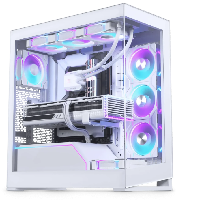 Physeks NV5 Mkii Tempered Glass D-RGB E-ATX white housing