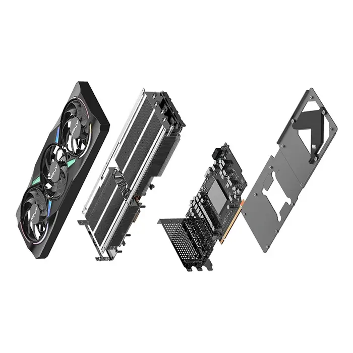 PNY RTX5070 TI ARGB OC Triple Fan 16GB GDDR7 3xDP,1xHDMI