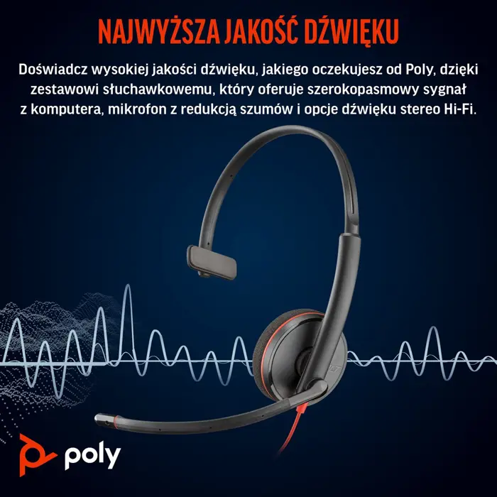 Poly Blackwire 3210 - headset