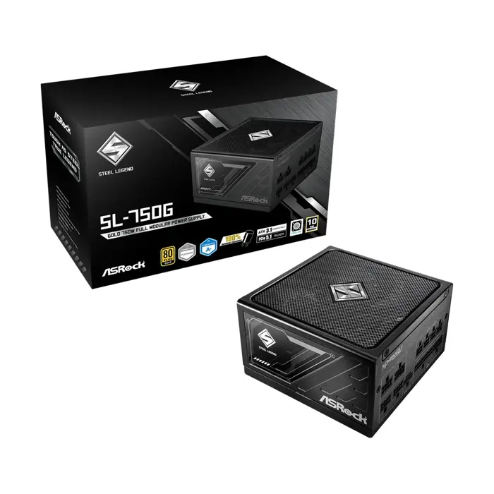 Power supply ASRock STEEL LEGEND 750W 80 Plus Gold (90-UXS075-GFEAAA)