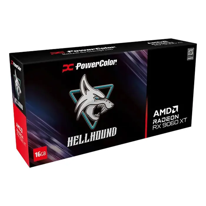 PowerColor Hellhound AMD Radeon RX 9060 XT 16GB GDDR6