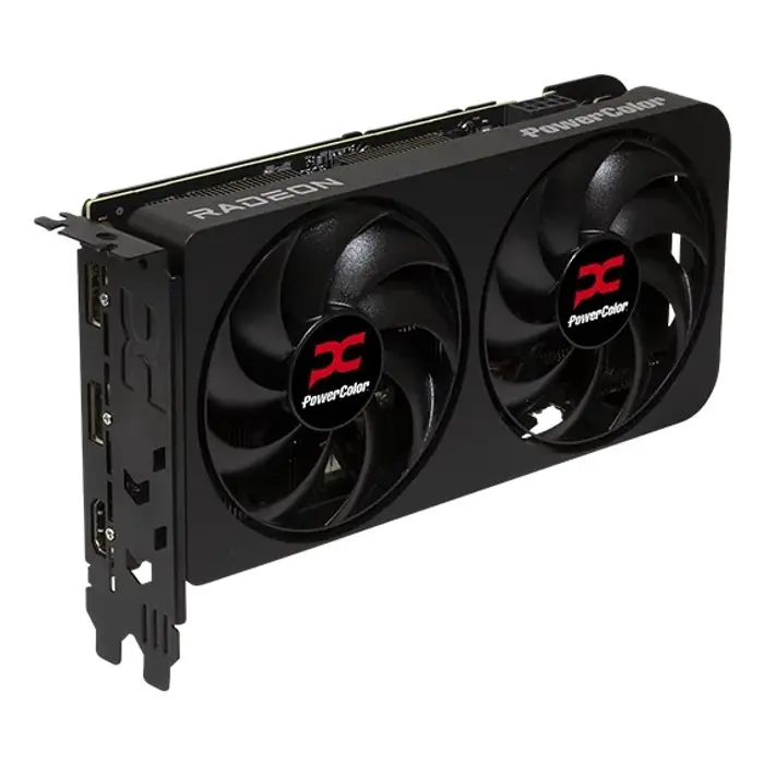 PowerColor Reaper Radeon RX 9060 XT GAMING OC 8G Graphics Card - 8GB GDDR6, 128bit, PCI-E 5.0, 3320 MHz Core Clock, 2 x DisplayPort, 1 x HDMI, GV-R9060XTGAMING OC-8GD
