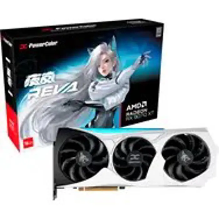 PowerColor RX 9070 XT Hellhound REVA AMD Radeon RX 9070 XT 16 GB GDDR6
