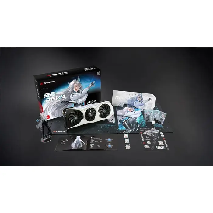 PowerColor RX 9070 XT Hellhound REVA AMD Radeon RX 9070 XT 16 GB GDDR6