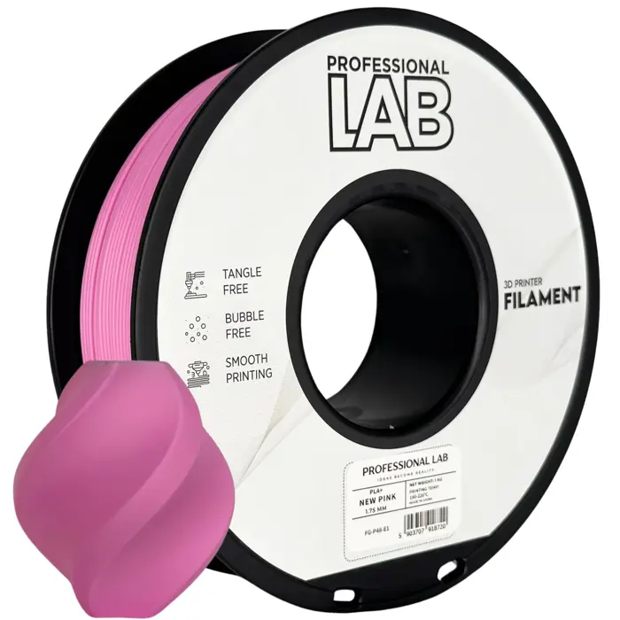 PREMIUM 3D FILAMENT PLA+ NEW PINK 1KG
