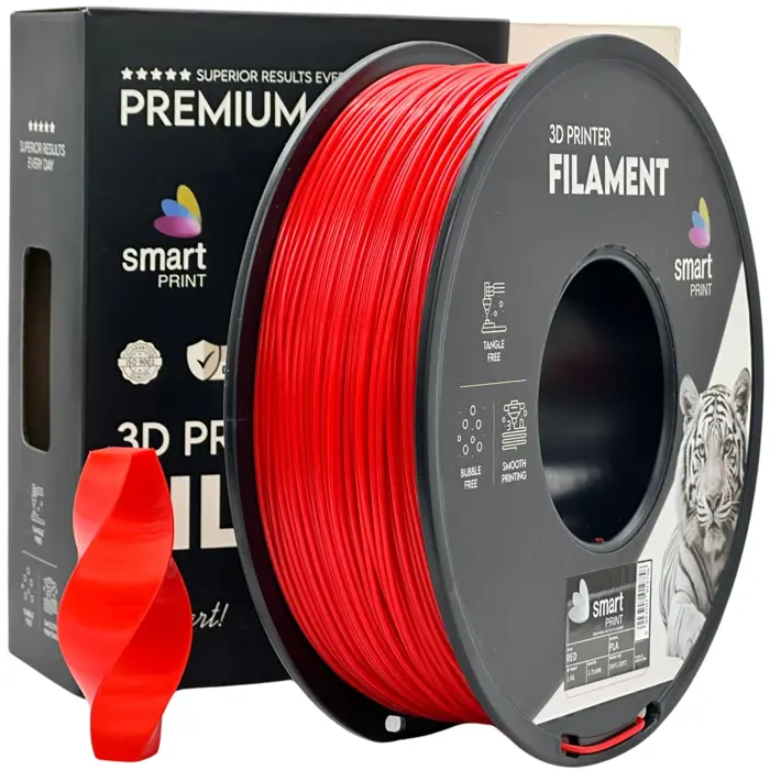 PREMIUM 3D FILAMENT PLA RED 1KG