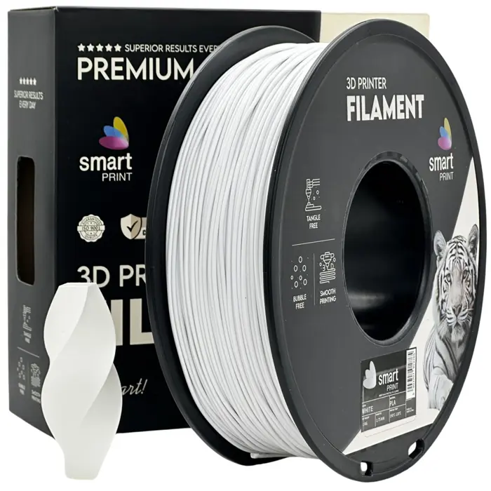 PREMIUM 3D FILAMENT PLA WHITE 1KG