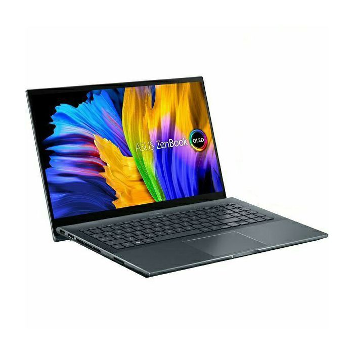 Prijenosno računalo ASUS Zenbook Pro 15 UM535QE-OLED-KY731X / Ryzen 7 5800H, 16GB, 1000GB SSD, GeForce RTX 3050 Ti 4GB, 15,6" OLED Touch, Windows 11 Pro, sivo
