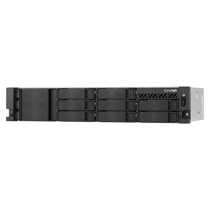 QNAP NAS for 8 disks, 8GB RAM, 2.5Gb network, rack 2U