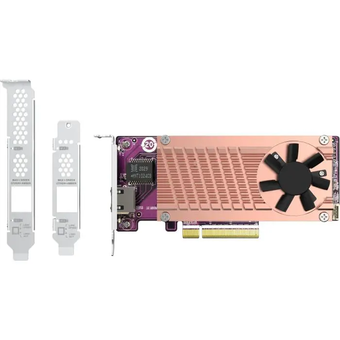 QNAP QM2-2P10G1TB 2x M.2 NVMe, 10GbE LAN card