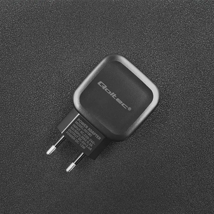 Qoltec 50186 Charger 17W | 5V | 3.4A | 2xUSB