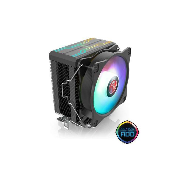 Raijintek ELEOS RBW CPU cooler, 100mm - black 0R10B00213