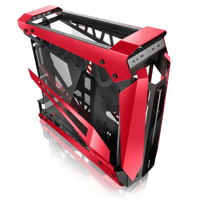 Raijintek NYX PRO Showcase Big-Tower kućište, Tempered Glass - crveno 0R20B00185